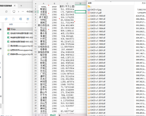 1990-2023年 全国省市县耕地面积数据 xlsx+tif经管皮皮侠数据网-www.jgppx.top皮皮侠数据网